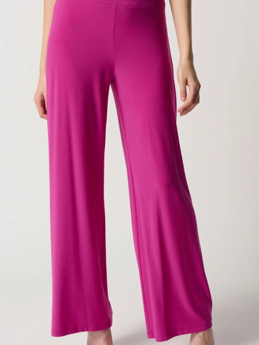 Joseph Ribkoff Hot Pink Wide Leg Palazzo Pants Size 8